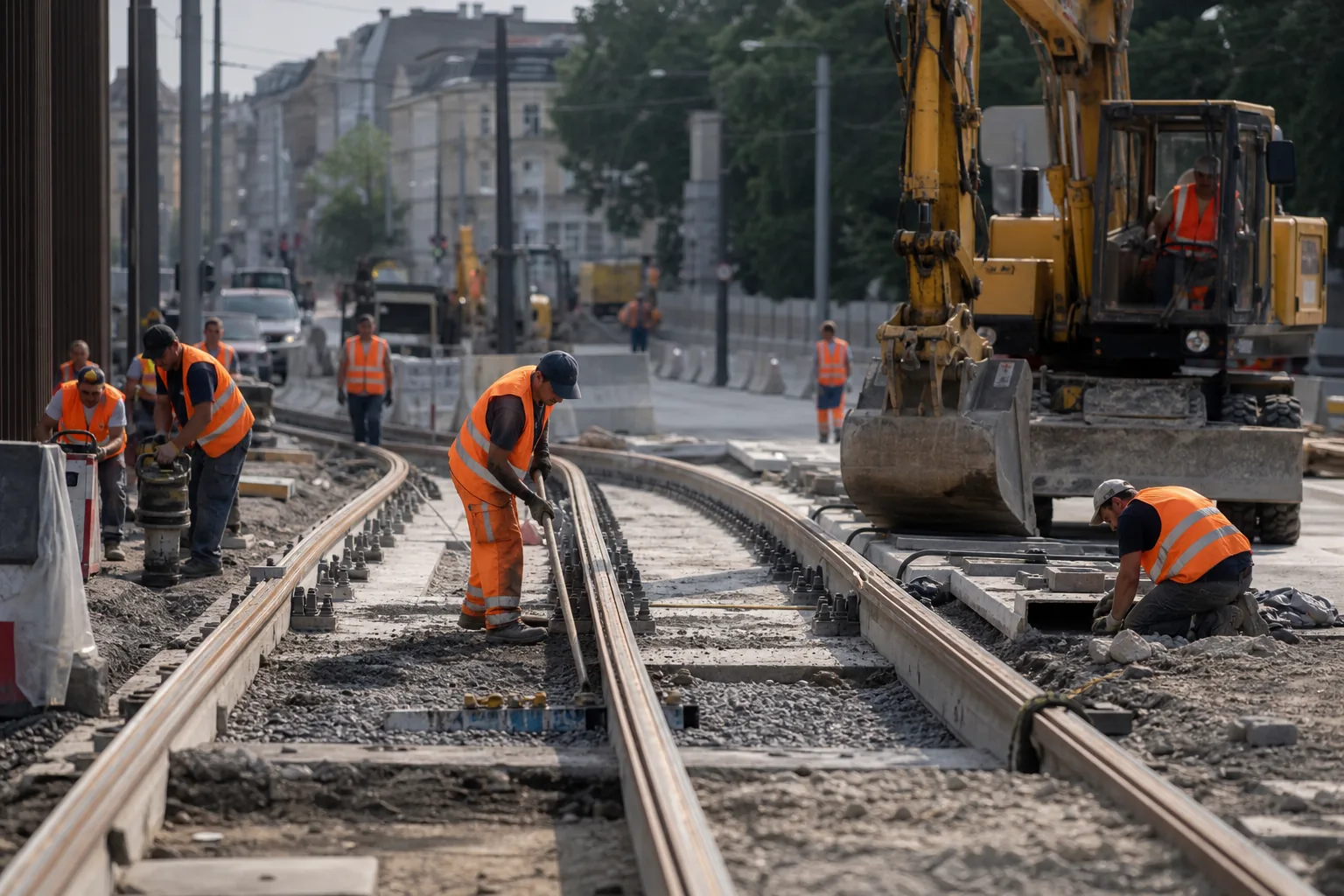 Infraštruktúrne stavebné práce